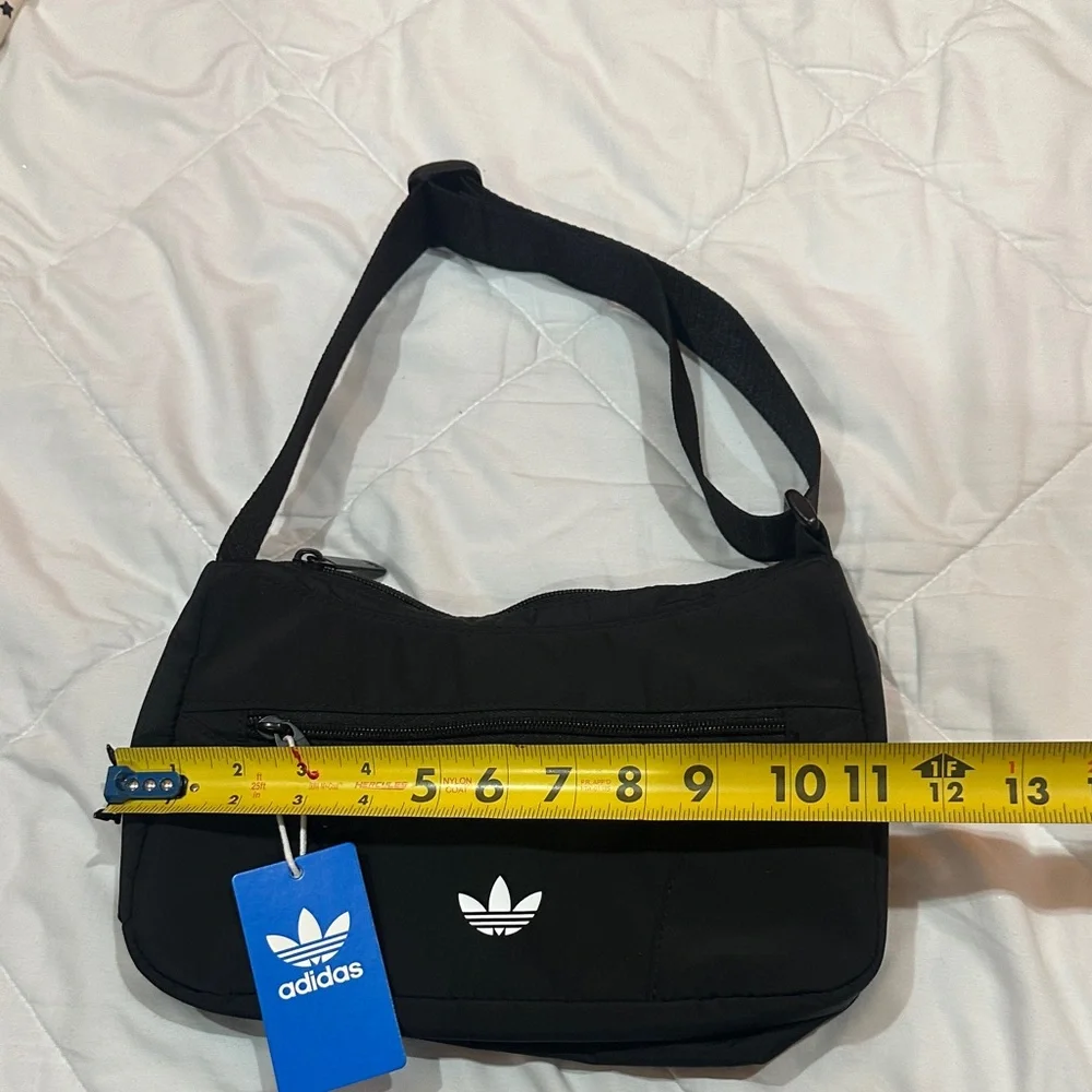 NEW Adidas Black Crossbody Bag - Picture 2 of 8